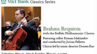 BPO Brahms Requiem PreConcert Lecture with JoAnn Falletta [upl. by Otxilac]