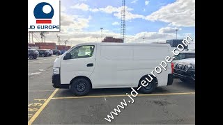 NEW NISSAN URVAN NV350 PANEL VAN 25L DIESEL JD EUROPE EXPORT BELGIUM VIDEO [upl. by Sinnek274]