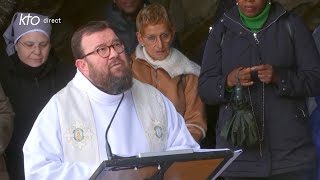 Chapelet du 27 février 2024 à Lourdes [upl. by Ennahgiel]