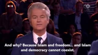 Dutch Freedom Party Geert Wilders Final Debate ENGLISH SUBTITLES [upl. by Sum]