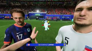 Gameplay FC 24  Nederland  Oostenrijk  Euro 2024 [upl. by Ileek10]