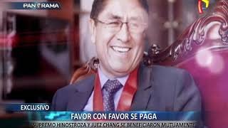 Favor con favor se paga supremo Hinostroza y juez Chang se beneficiaron mutuamente [upl. by Fleurette]