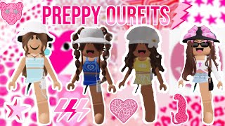 5 PREPPY OUTFIT CODES FOR RPS  Bloxburg Outfit Codes [upl. by Nepsa]