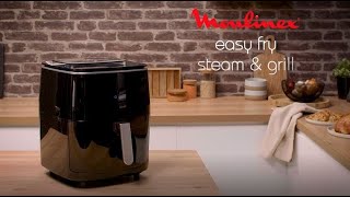 MOULINEX  Easy Fry Grill amp Steam  Friture sans huile grill cuisson vapeur en un seul appareil [upl. by Batholomew]