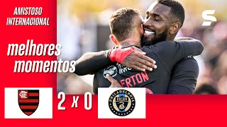 FLAMENGO 2 X 0 PHILADELPHIA UNION  AMISTOSO  sportv [upl. by Yt]