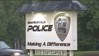 Simpsonville Police Officer Removed [upl. by Santini]