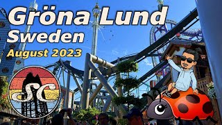 Gröna Lund  August 2023 Vlog [upl. by Nageam52]