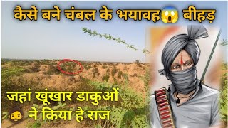 डाकुओं के सबसे बड़े अड्डे चंबल के बीहड़ कैसे अस्तित्व में आए  chambal ki ghatiyan kab or kaise bani [upl. by Tarabar966]