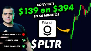 PALANTIR ¿Cómo Genere hasta 205 En PLTR  Estrategia de Trading Scalping Opciones en Bolsa [upl. by Madlin]