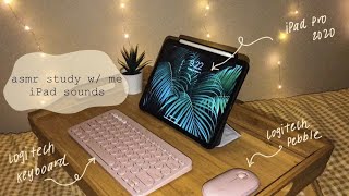 ASMR iPad sounds ✨ keyboard and writing [upl. by Ringsmuth]