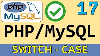 Estructura Condicional SWITCH en PHP  Curso PHP y MySQL  17 [upl. by Floss84]