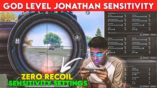 ZERO RECOIL SENSITIVITY 🔥 JONATHAN LIKE BEAST SENSITIVITY SETTINGS 2023 [upl. by Weisbrodt444]