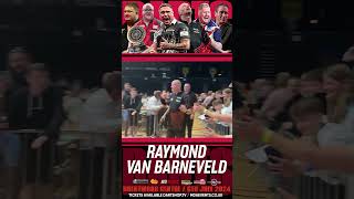 Raymond Van Barneveld Darts Walk On in Brentwood shorts [upl. by Clerk294]