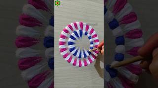 Rangoli designs for diwali simple and easy rangolidesign diwalirangoli shorts [upl. by Sig]