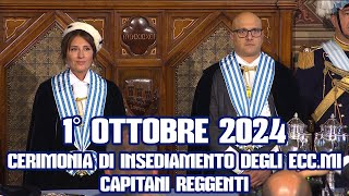 1° ottobre 2024 Cerimonia di insediamento degli Eccmi Capitani Reggenti [upl. by Burkhart]