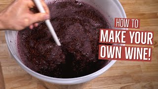 How to Make Wine at Home  3 Minute Winemaking Demonstration  VineCo Wine Kits  MoreBeer [upl. by Mame]