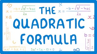 GCSE Maths  Solving Quadratics Using the Quadratic Formula 51 [upl. by Gisella]