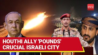 After Tel Aviv Another Israeli City Hit Houthi Ally Rains Fire Vows To Increase Intensity [upl. by Laerdna]