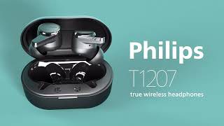 Philips T1207 Cuffie True Wireless  Portale dove vuoi [upl. by Doralia]