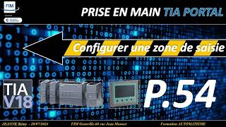 PARTIE 54 CONFIGURER UNE ZONE DE SAISIE SIEMENSTIA PORTALIHMCOMFORT [upl. by Brubaker]