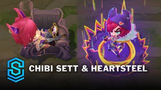 Chibi Sett amp Chibi Heartsteel Sett  Teamfight Tactics [upl. by Naida]