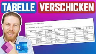 Tabelle per Mail verschicken  Power Apps [upl. by Resa]