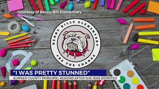 Sumner County principal resigns after she was demoted [upl. by Nnayr2]