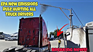 EPA New Emissions Rule Hurting All Truck Drivers In America 🤯 Interview With VP Of OOIDA [upl. by Llecram]