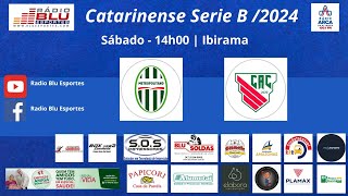 Campeonato Catarinense Série B  Metropolitano x Atlético Catarinense [upl. by Chessy896]