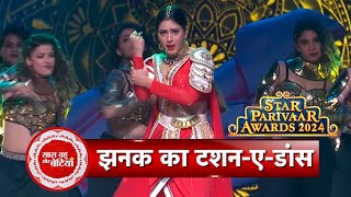 Jhanak aka Hiba Nawabs Unique Dance Performance At Star Parivaar Awards 2024  SBB [upl. by Pardner]