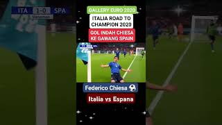 Italia Beat Spagna Euro 2020 [upl. by Neehahs]