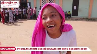 Proclamation des résultats du BEPC session 2020 [upl. by Iinde]