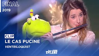 CAPUCINE singing ventriloquist final performance on Frances got talent [upl. by Eidahs541]