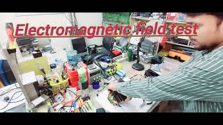 electromagnetic field test videomset20 medical electrical [upl. by Nonahs]