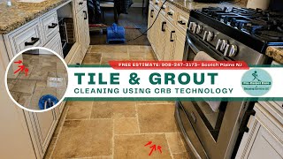 ✅ Tile amp Grout Cleaning Using CRB in Scotch Plains NJ [upl. by Hosbein]