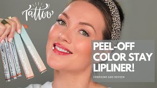 I Tried The Viral Peel Off Lip Liner Tattoo [upl. by Palua]