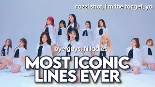 the most iconic lines EVER SAID in kpop songs [upl. by Noreik594]