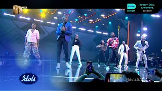 The Top 9 performs ‘Abalele’ – Idols SA  S19  Ep 11  Mzansi Magic [upl. by Mariam]