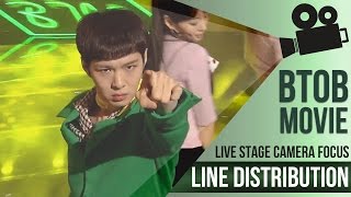 BTOB비투비  MOVIE  Comeback stage camera focus Line distribution [upl. by Lindholm479]