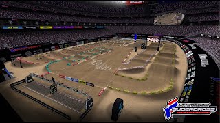 2022 Round 7 Minneapolis Supercross rF 450 Pro Main Event  Mx Simulator [upl. by Artema]