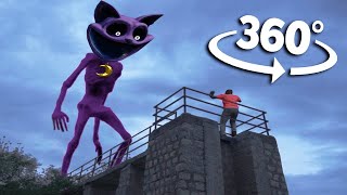 360° GIANT CatNap in the City VR Poppy Playtime 3  Funny animation [upl. by Shimberg]