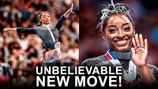 Simone Biles Just Unlocked A New Move – You Have To See It To Believe It [upl. by Gannes]