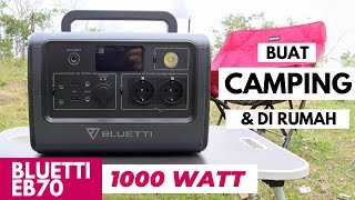 Mending POWER STATION Daripada GENSET Review BLUETTI EB70 1000W [upl. by Leodora112]