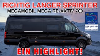 So geht das HYMER😉 7 m SPRINTER MegaMobil Mega REAKTIV 700 Caravan Salon MJ 2025 Roomtour👍 [upl. by Kamal893]