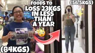 FOODS TO LOSE WEIGHTPUMAYAT LOSE 23KGS IN JUST MONTHS  Philippines [upl. by Aeresed]