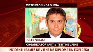 Fate Velaj Debat i provokuar nga Egin Ceka jo incident [upl. by Relda216]