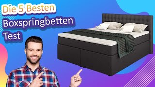 Die 5 Besten Boxspringbetten Test [upl. by Trudy]