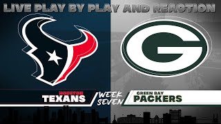 Texans vs Packers Live Play by Play amp Reaction [upl. by Stutzman]