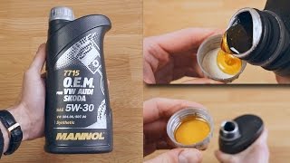 Mannol 7715 OEM 5W30 Jak wygląda oryginalny olej [upl. by Ykcub]