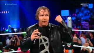 Roman Reigns amp Dean Ambrose and Kane conversation SmackDown May 21 2015 [upl. by Idden]